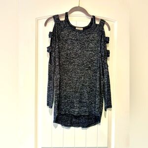 Occasion cold shoulder tunic top